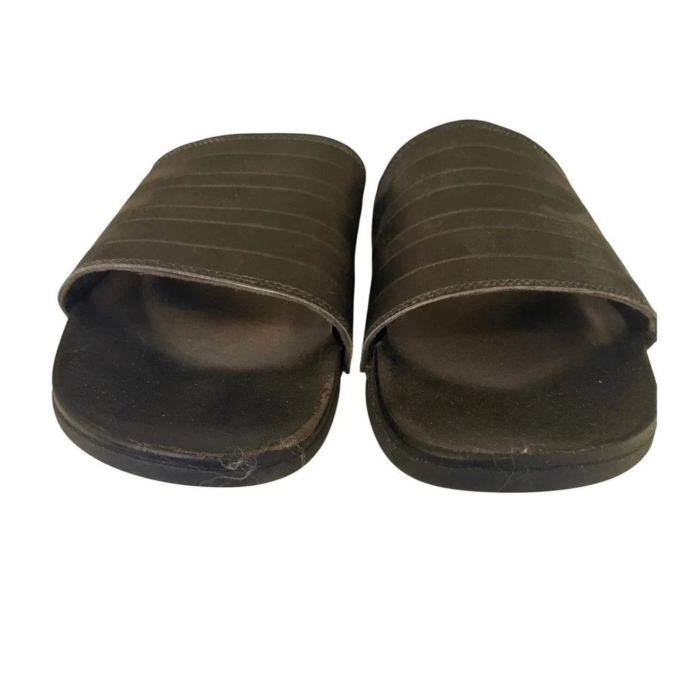 Adidas Adilette Comfort Slides Mens Size 14 Black GZ5896 Sandal Sport Casual